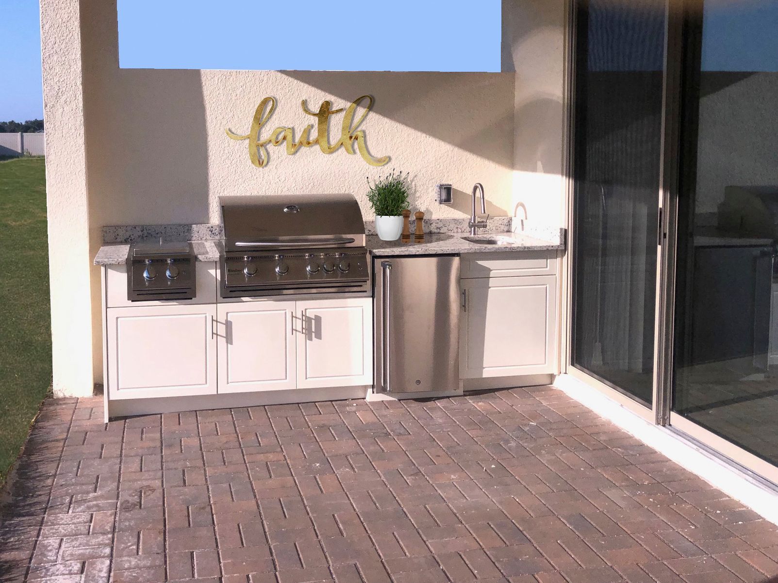 Outdoor kitchen designed for entertaining